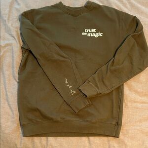 Trust the Magic Olive Sweatshirt